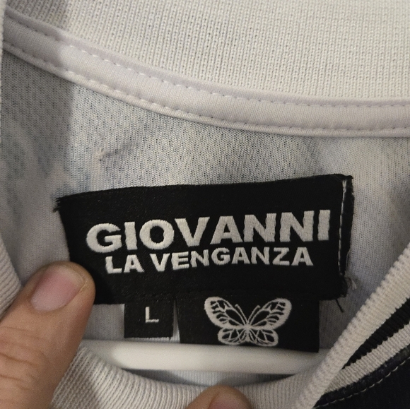 Giovanni La Venganza Jersey Mens Size Large designer bright design 5 Champ De M - Picture 3 of 6